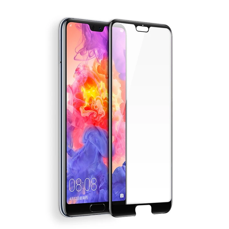 Закаленное Стекло Экран протектор для huawei P20/P20 PRO/P20 LITE Черный Цвет | Мобильные