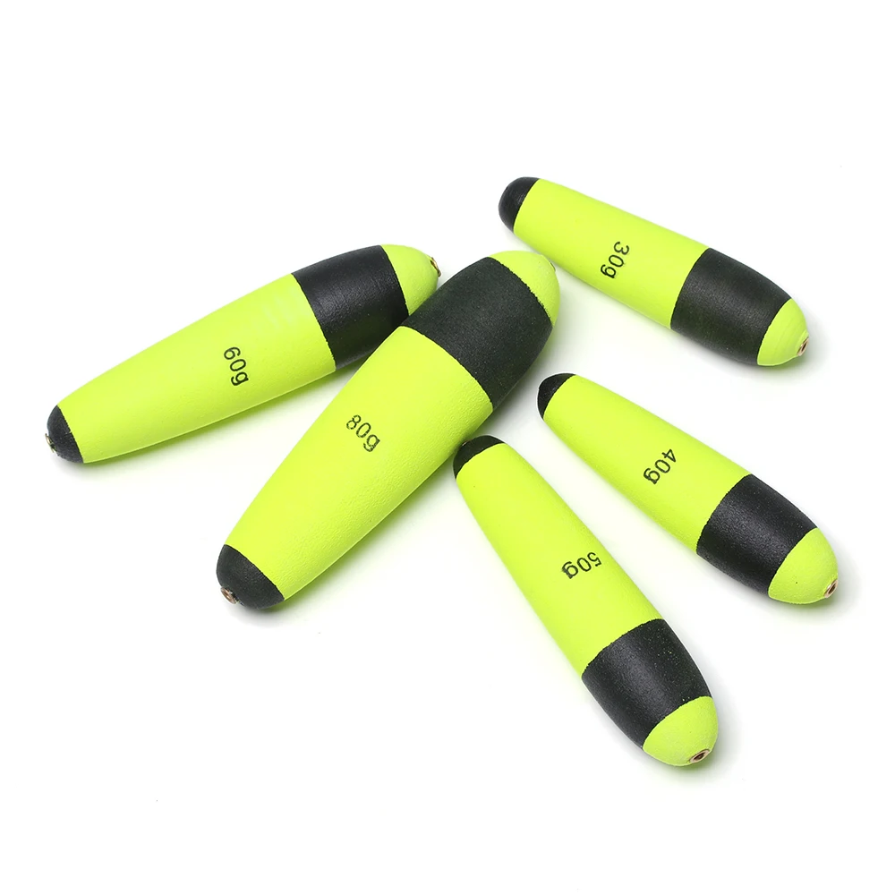 

1Pcs Buoyancy Eva Inline Bobbers Float 10/15g/20g/30g Fishing Floats High Quality Catfish Pike Float Fishing Accessories