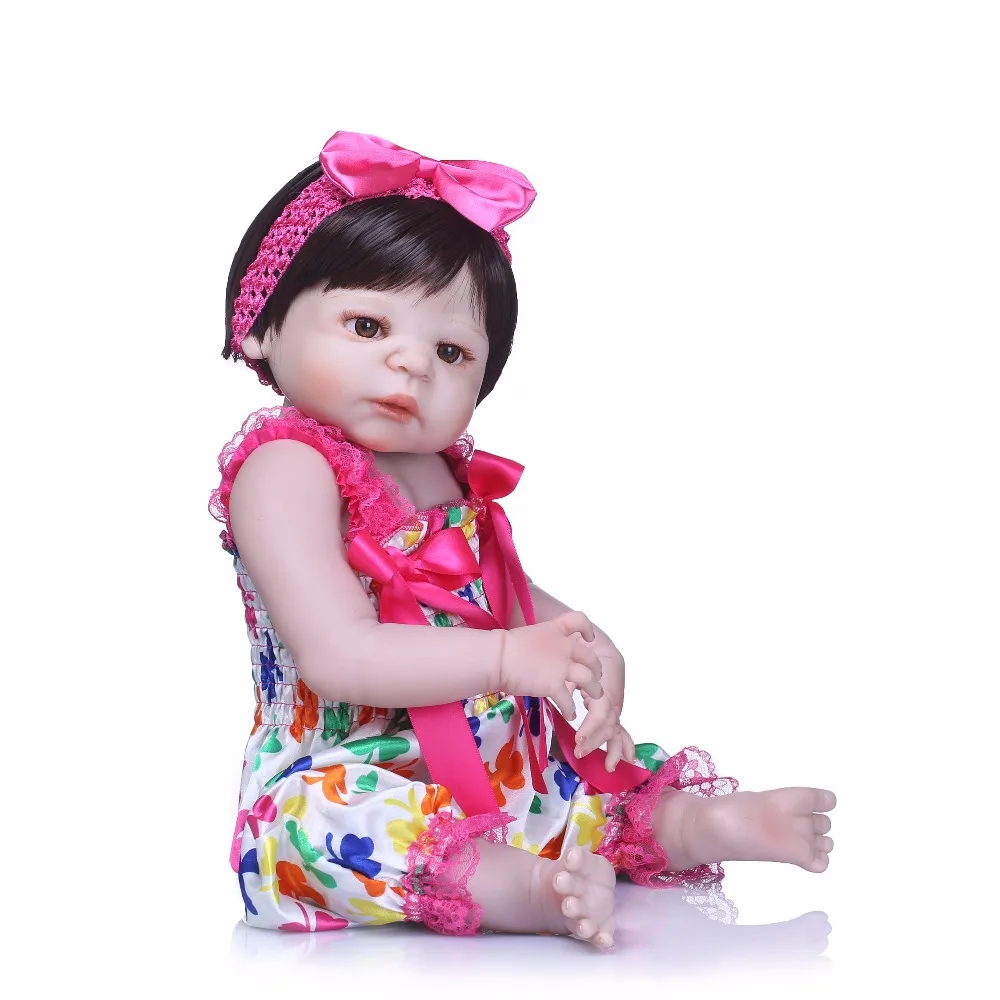 

NPK 19inch 48cm full Silicone Reborn Baby Dolls Lovely Doll bonecas Reborn For Baby Gift Bonecas Bebes Reborn Brinquedos
