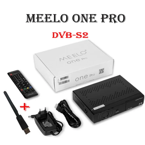 

MEELO TURBO same as MEELO+ ONE PRO 1080P DVB-S2 Satellite Receiver H.265/HEVC/AVC Linux set top box Support YouTube Ccam Enigma2
