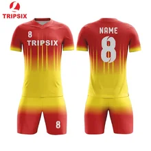 Новейший дизайн Полиэстеровая невпитывающая Подходит Oem любой цвет полосы фиолетовый полный сублимационный принт Футбол Джерси