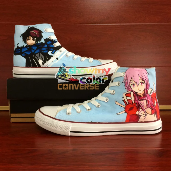 Prix pour Femmes Hommes Converse Chuck Taylor Anime Chaussures Guilty Crown Design Peint À La Main Chaussures Keds Sneakers Cosplay Cadeaux Prix pour Femmes Hommes Converse Chuck Taylor Anime Chaussures Guilty Crown Design Peint À La Main Chaussures Keds Sneakers Cosplay Cadeaux
