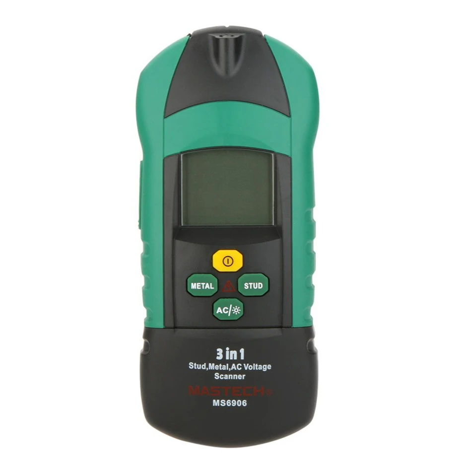 

Hot MASTECH MS6906 3 in 1 stud metal detector Wall Scanner detector AC Voltage Tester Thickness Gauge w/