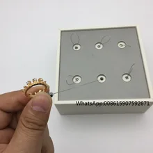 Ювелирные изделия анти-капля Дисплей лоток с выдвижной кабель безопасности кольцо ожерелье кулон браслет Противоугонный дисплей Потяните коробку