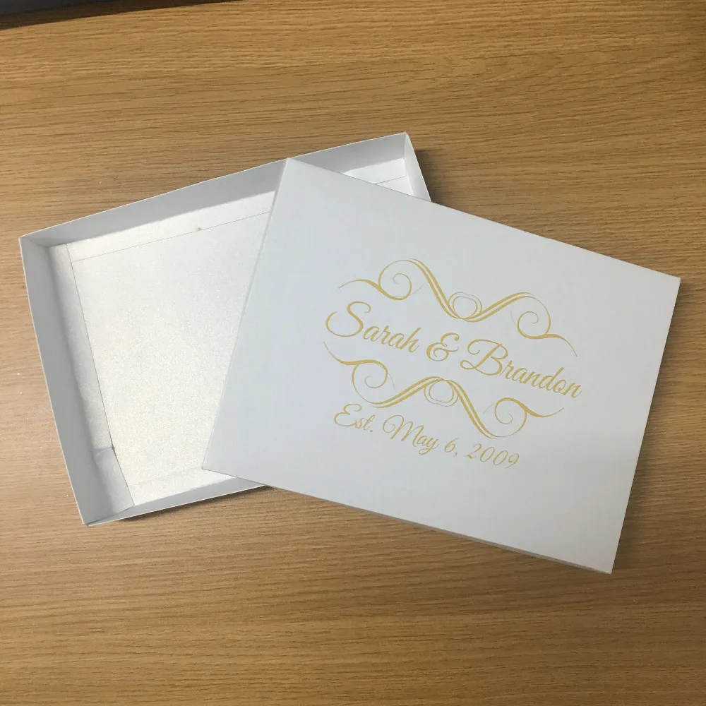 Коробка для приглашения на свадьбу, размер и цвет для украшения свадьбы и вечеринки