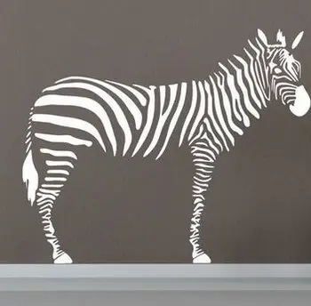 

2017 fashion zebra animal wall vinyl sticker custom made home car decoration Poster