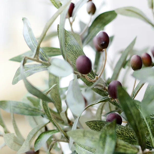Artificial flower green olive plants indoor plants artificial flowers