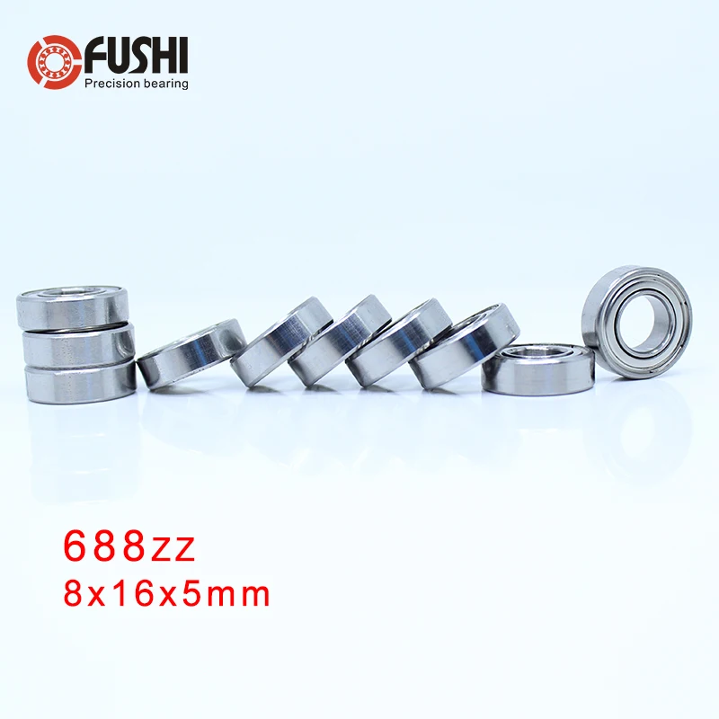 

688ZZ ABEC-5 (100PCS) 8x16x5MM Miniature Ball Bearings 618/8ZZ EMQ Z3V3
