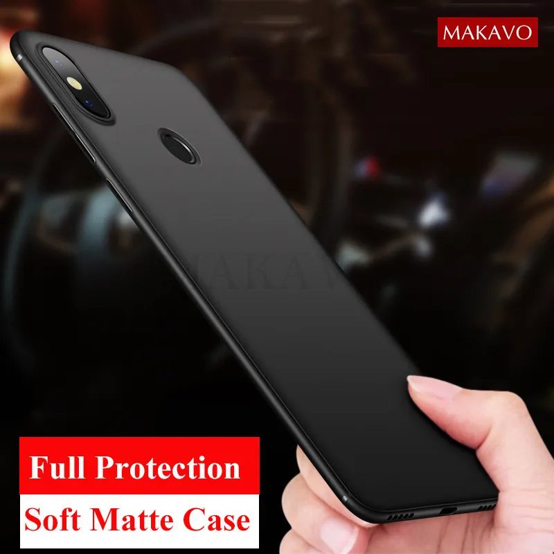 MAKAVO для Xiaomi Mi Max 3 чехол с полной защитой мягкий силиконовый матовый MiMax чехлы