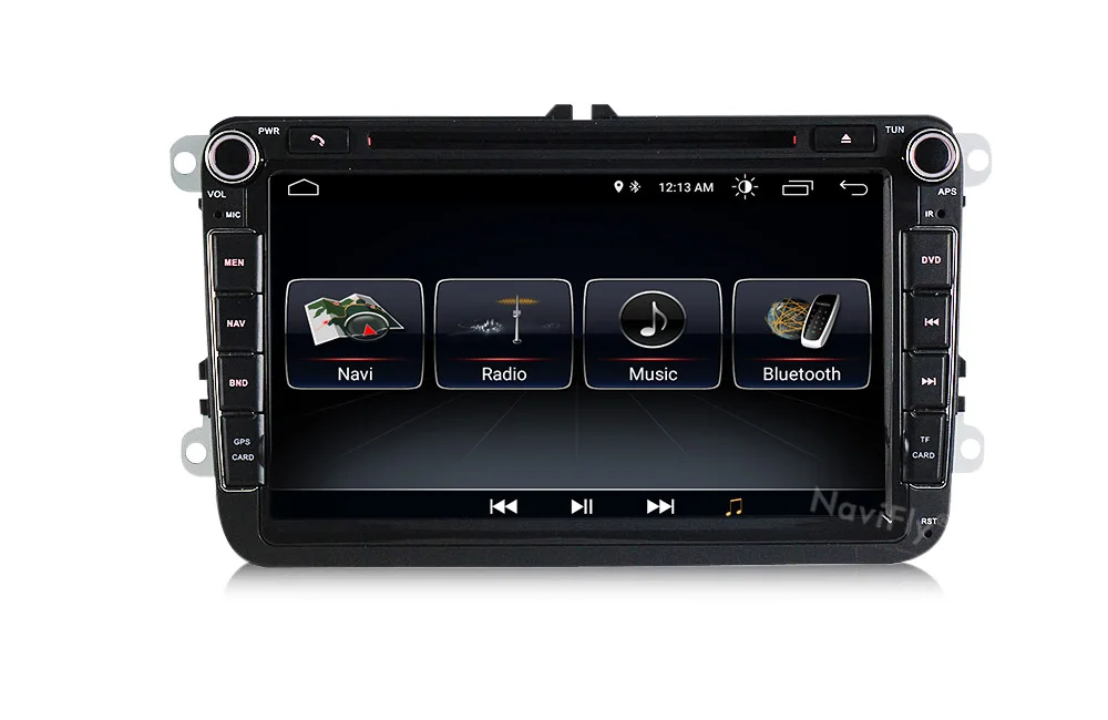 Top NaviFly 8"2din Android 8.1 car dvd gps navigation for VW/POLO/PASSAT/Golf/Skoda/Octavia/SEAT/LEON car radio with RDS WIFI CANBUS 7