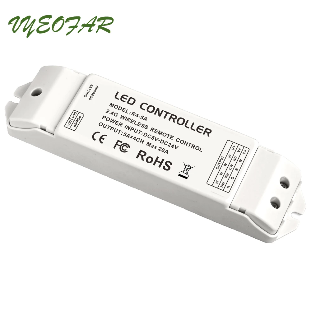 LTECH Wifi LED Controller WiFi-104 Wireless RGBW Controller IOS Android Receiver 