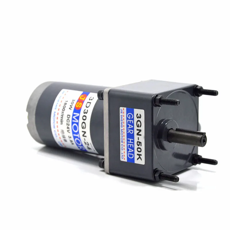 

DC12V/24V 30W 4D30GN permanent magnet gear motor with adjustable speed Suitable for mechanical equipment, power tools,DIY,etc.