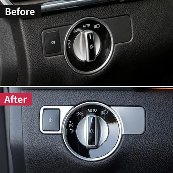 

For Mercedes benz ml350 gl gls x166 gle 350d w166 coupe c292 amg A w176 B W246 CLA C117 glk x204 Headlight Switch Button trim