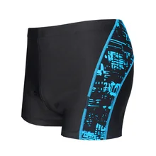 Мужские шорты для плаванья с принтом купальники плавки быстросохнущие дышащие размер плюс 4XL Летняя мужская пляжная одежда Купальные костюмы