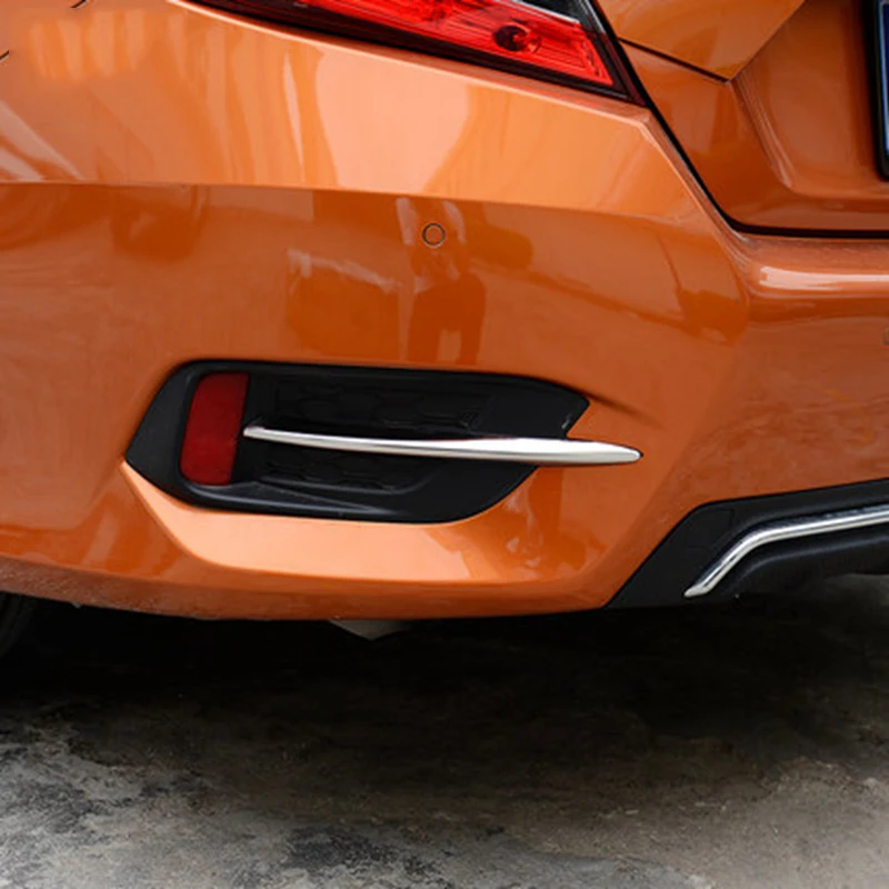 Автомобильные аксессуары для Honda Civic 10th 4door седан 2016 2017 ABS Chrome задних