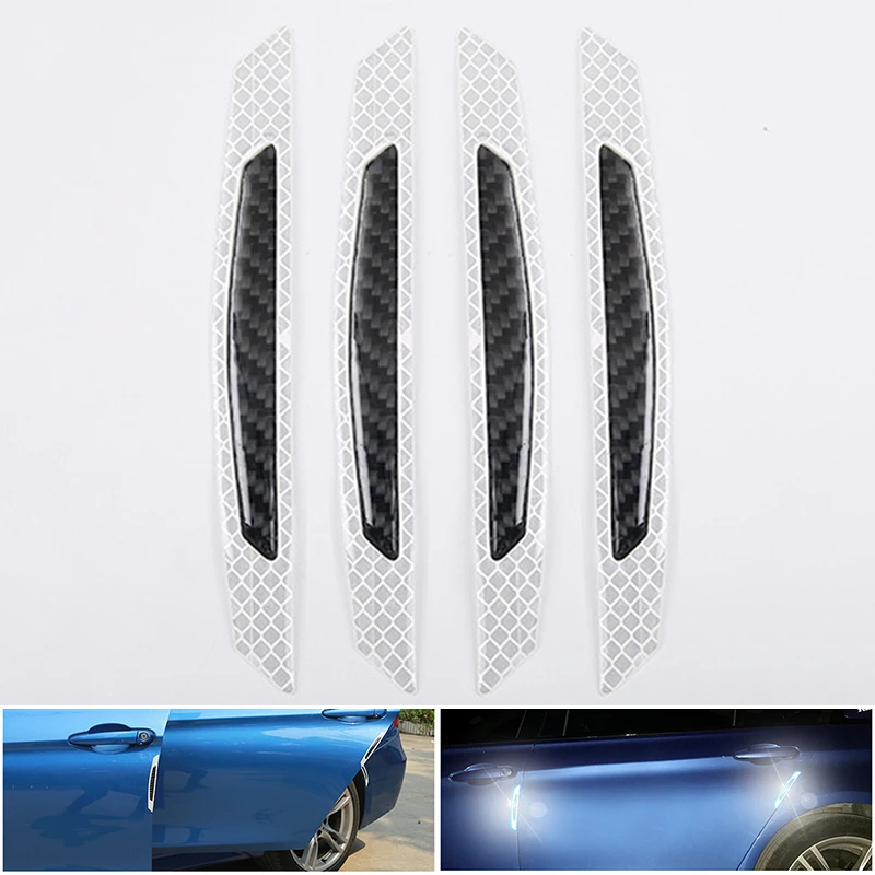 

4pcs/Set Sticker Car Reflective Strip Reflector Decals 168*22mm Accessory Practical Universal Hot High Quality