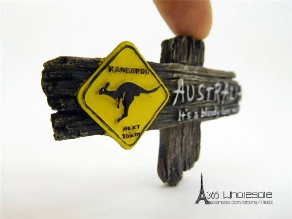 Australia Road Sign Tourist Souvenir Fridge Magnet - 3