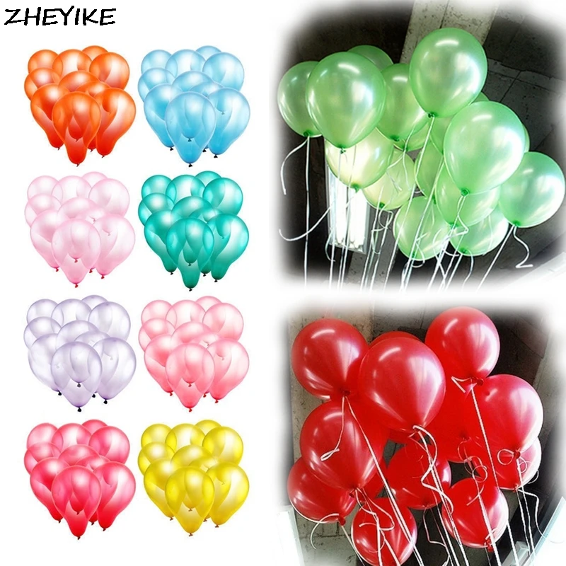 Zheyike 20 штук 10 дюймов воздушный шар из гранулированного латекса с гелием украшения