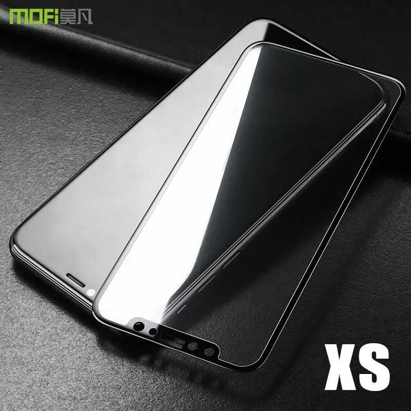 

For iPhone XS Tempered Glass MOfi for iPhone XR Screen Protector for iPhone XS Max Full Cover For iPhone XS Tempered film