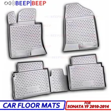 Для hyundai Sonata YF 2010- автомобильные коврики защита ковров Авто Пол пылезащитный нескользящий автомобильный Стайлинг украшение интерьера