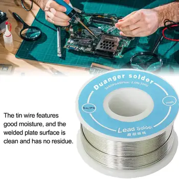 

0.6 0.8 1.0 Mm Solder Wire With 2% 63/37 Tin Lead Tin Wire Solder Rosin Core Solder Flux Soldering Welding