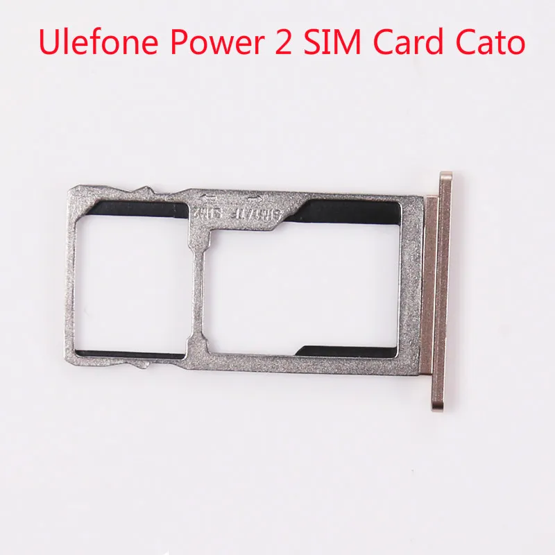 

BingYeNing New Original Ulefone Power 2 Sim Card Holder 100% Original Sim Card Slot Tray Holder for Ulefone Power 2 Smart Phone