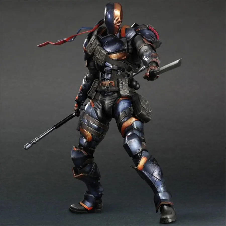 

SquareEnix PLAY ARTS 27cm Joint movable Deathstroke Action Figure Slade Joseph Wilson 1/8 Scale Pre-painted Model Toys Gift