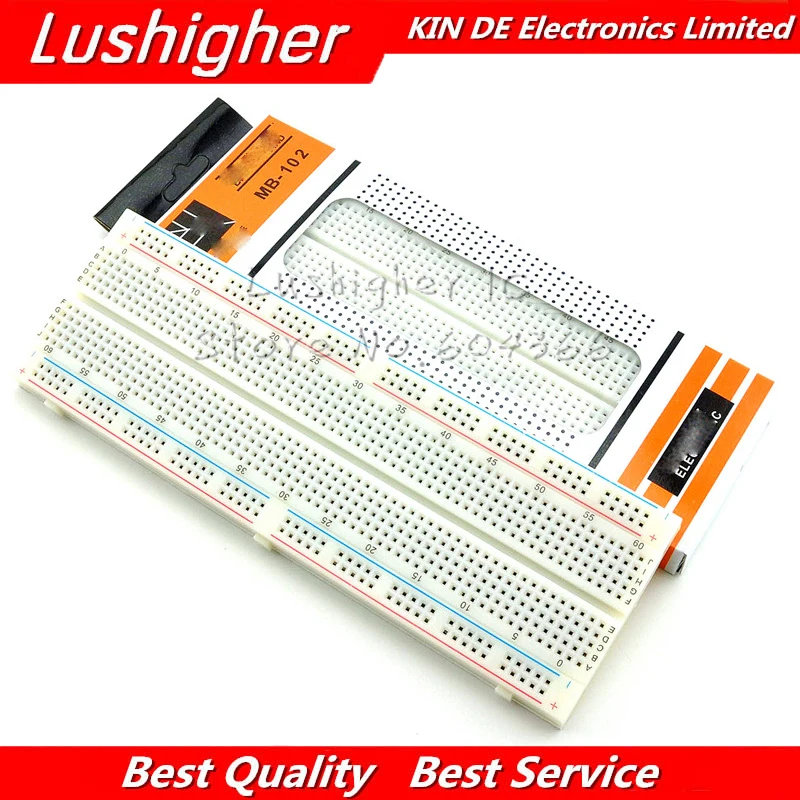 

1Pcs PCB Breadboard 830 Point Solderless PCB Bread Board MB-102 MB102 Test Develop DIY