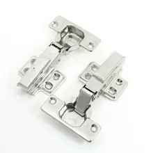 UXCELL 2 Pcs Tampão de Metal de 90 Graus de Abertura Oculto Gabinete Dobradiça Da Porta 3.9″