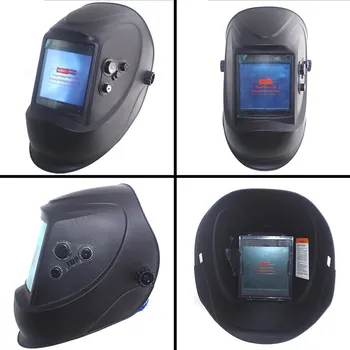

Digital Welding Helmets Big View 4 Arc Sensor DIN5-DIN13 Solar Darkening Welding Mask Helmet Welder Cap Hood for Tig Arc Welder