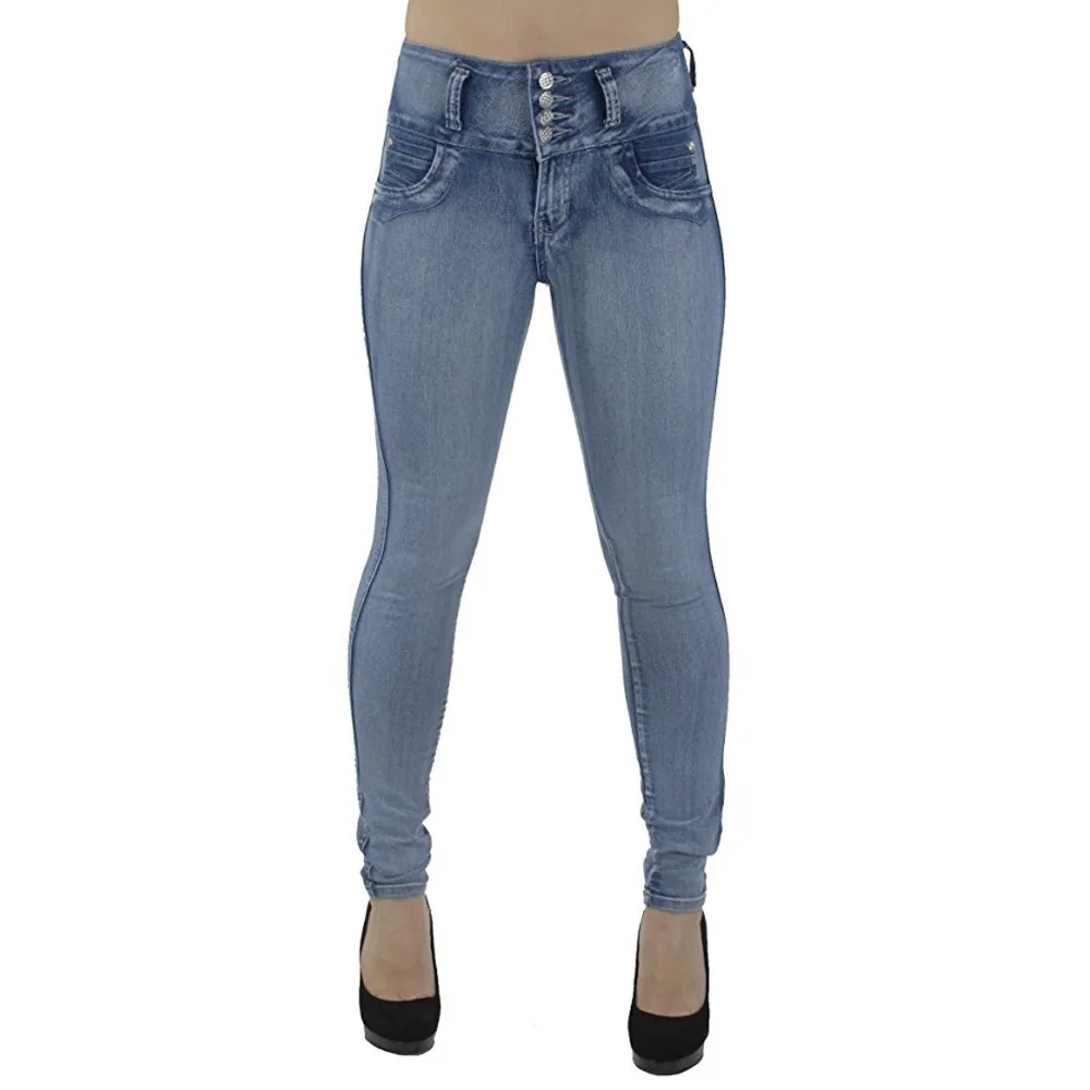 JAYCOSIN одежда женские, с высокой талией, джинсы скинни джинсы из денима, тянущиеся узкие укороченные штаны на возраст Длина джинсы