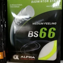 

Alpha 0.66mm Badminton String BS66 12m Badminton String Perform Well Good Machine String Men Sport