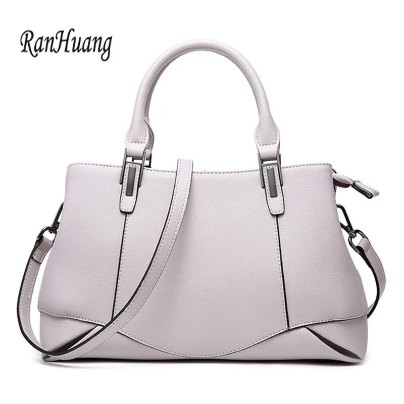 

RanHuang Fashion Women Genuine Leather Handbags High Quality Cow Leather Shoulder Bags For Women 2019 Ladies Luxury Handbags Red