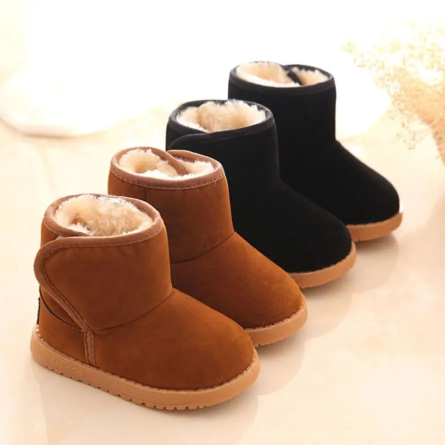 Botas de nieve de invierno bebé niño de algodón de estilo bota botas para la nieve caliente bebé niña zapatos de invierno zapatos de Tenis Infantil Botas de nieve de invierno bebé niño de algodón de estilo bota botas para la nieve caliente bebé niña zapatos de invierno zapatos de Tenis Infantil