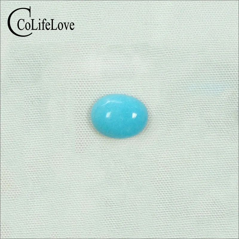 6mm*8mm 100 Real Turquoise Loose Gemstone No Treatment Turquoise