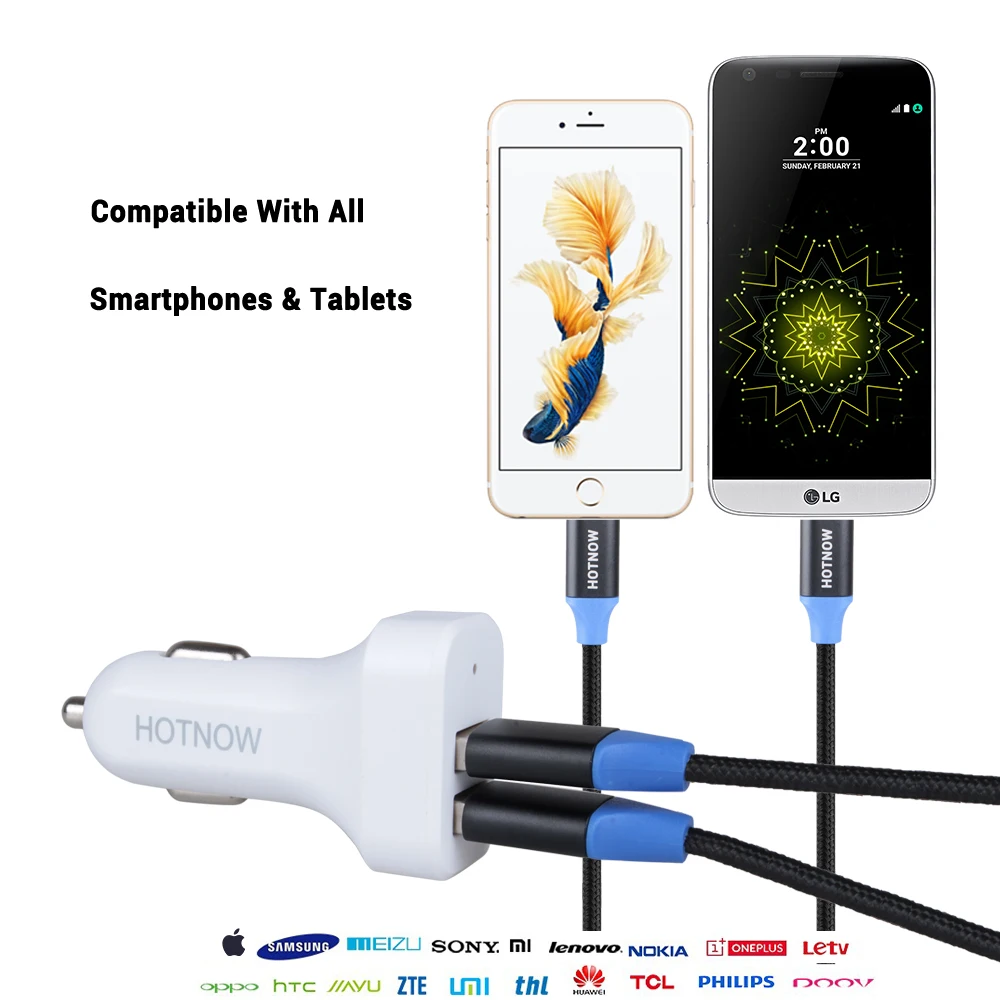 HOTNOW автомобильное зарядное устройство mini usb Автомобильное для быстрой зарядки