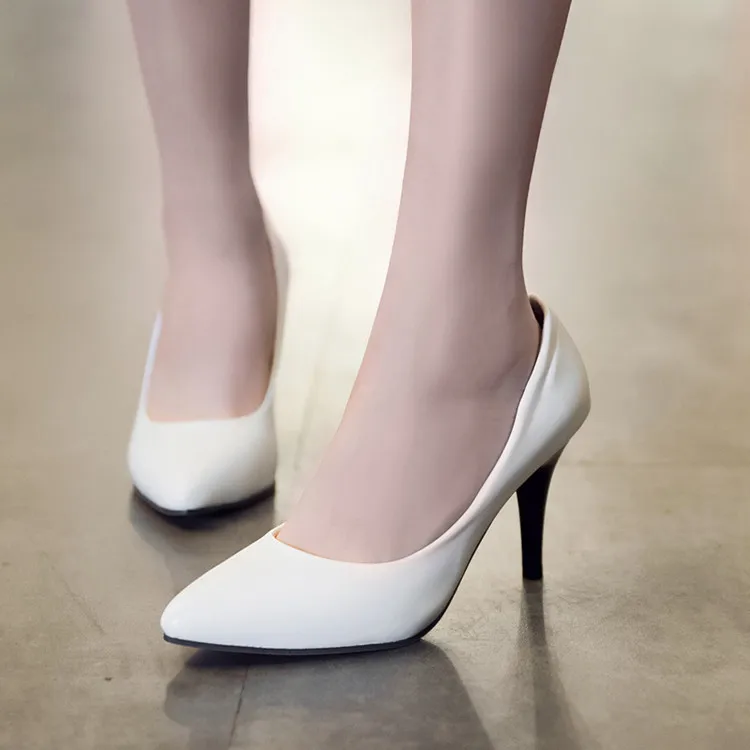 Свадебные туфли женская обувь Tacon Распродажа большой размер 31–43 обувь с новым дизайном подошвы туфли-лодочки на высоком каблуке модная обувь ярких оттенков с острым носком 132