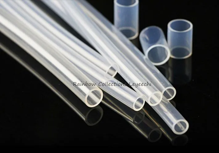

5M/lot Transparent PTFE Tube Teflon Pipe ID1/2/2.5/3/4/5/6/7/8mm