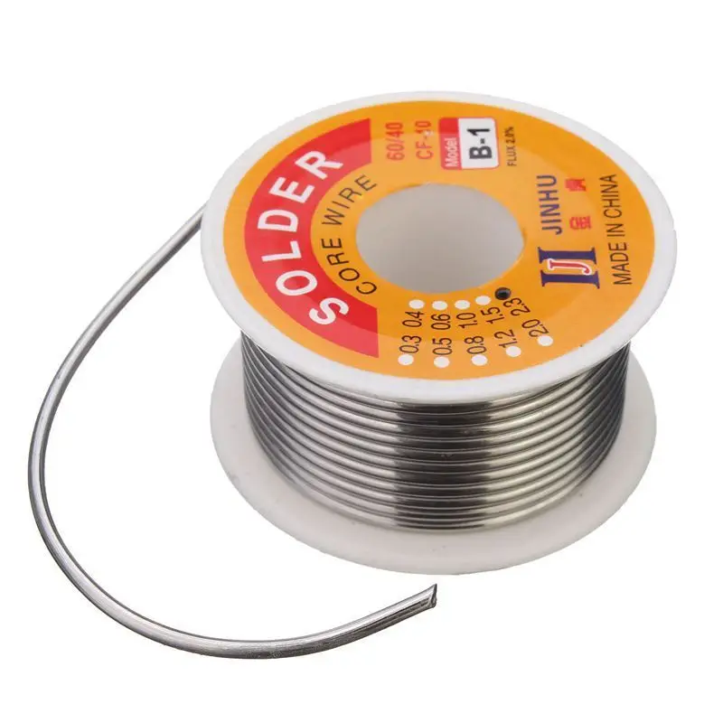 100g Tin Lead Tin Wire Melt Rosin Core Solder Soldering Wire Roll for Circuit Board Electronics