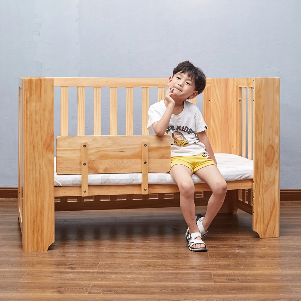 Baby Bed Multifunction Wooden Cribs For Baby Child Bed Natural