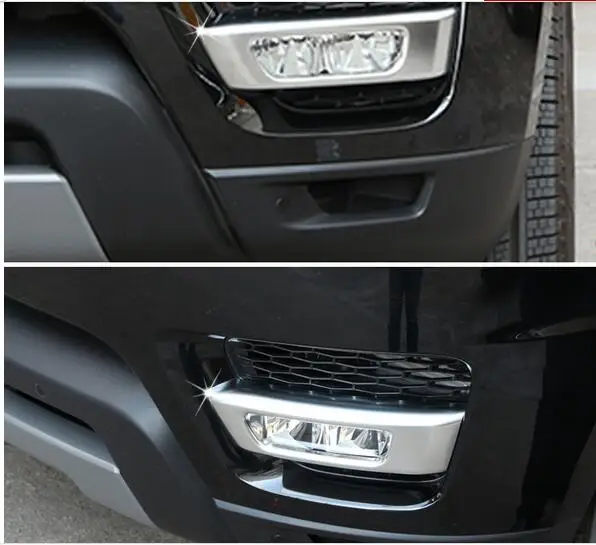 

ABS chrome Front Fog Lamp Light Cover Trim Car Accessories Sticker Garnish For Land Rover Range Rover Sport