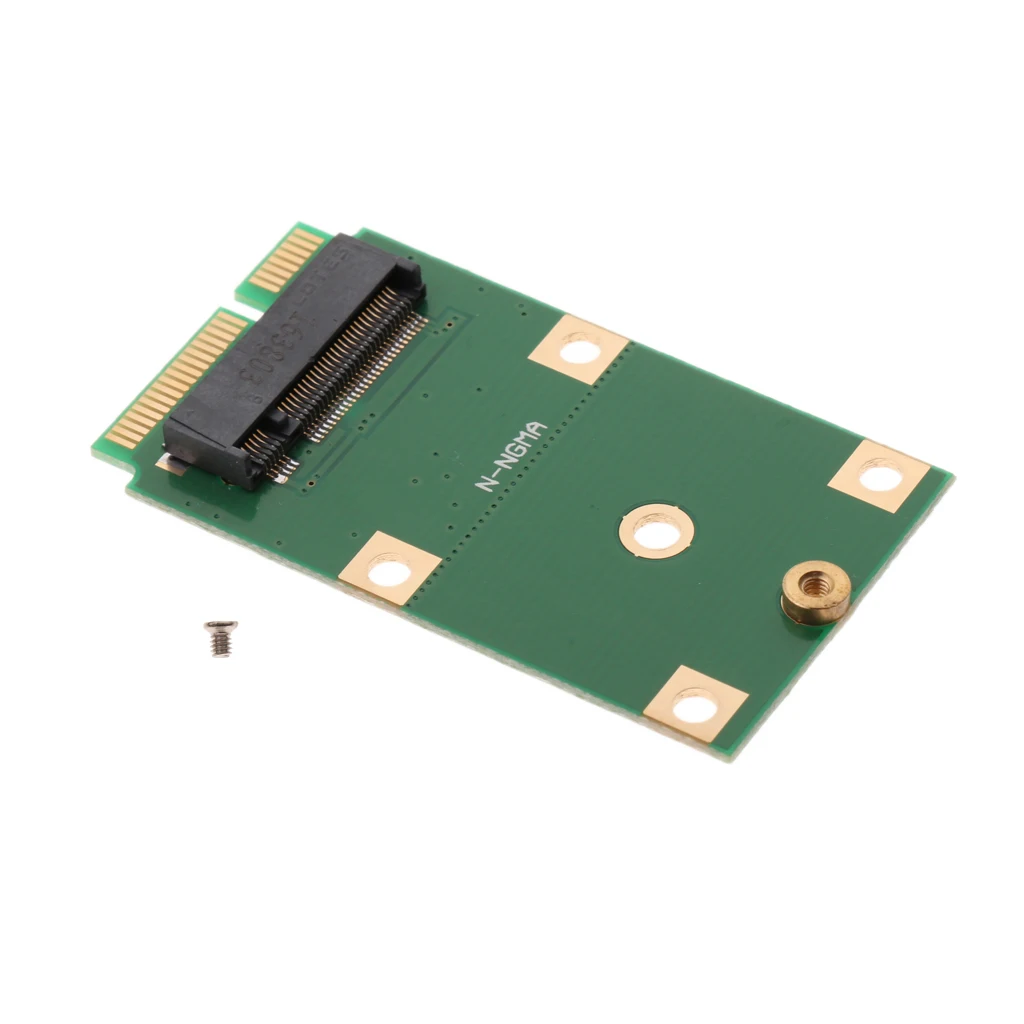  M.2 SSD Adapter NGFF to mSATA Converter Card Support M2 Sata-based B Key SSD
