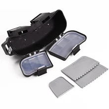 Pro Портативный Многофункциональный Рыболовные коробка рыболовные снасти ящик для хранения талии носителя приманка катушка держатель Контейнер