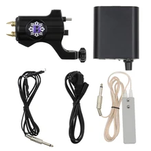 Комплект тату-машинки 1 шт. роторная тату-машина 1 шт. мини-набор питания татуировки с зажимом шнур педаль для запасы для набора для татуировок