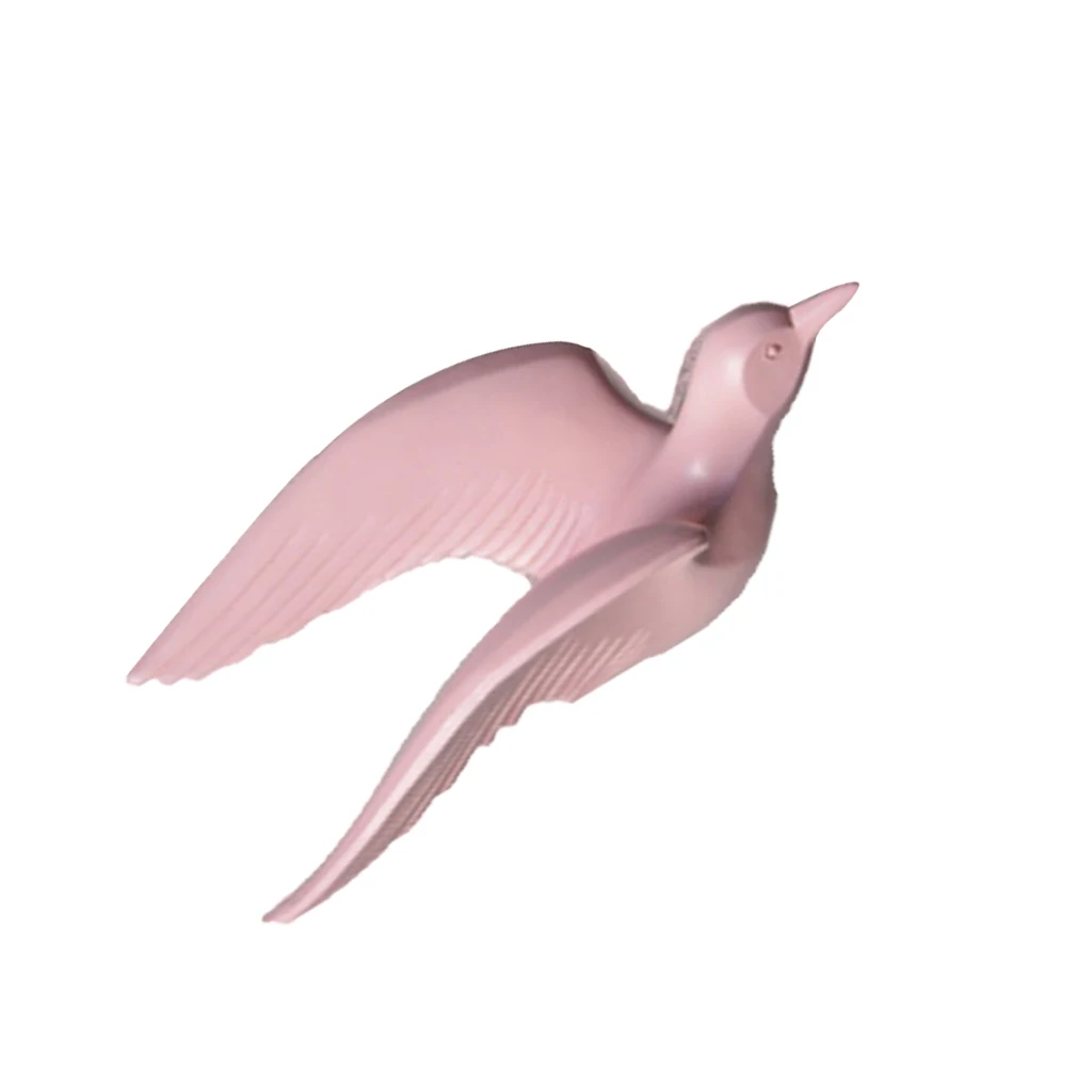 Home Decorative Resin 3D Handmade Flying Seagull Birds Crafts Wall Art Sculpture Hanging Decor
