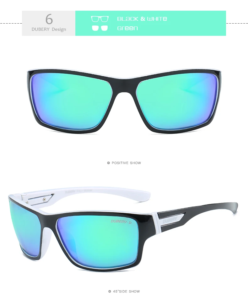 DUBERY, поляризационные солнцезащитные очки, мужские очки для вождения, мужские солнцезащитные очки для безопасности,, роскошные брендовые дизайнерские очки
