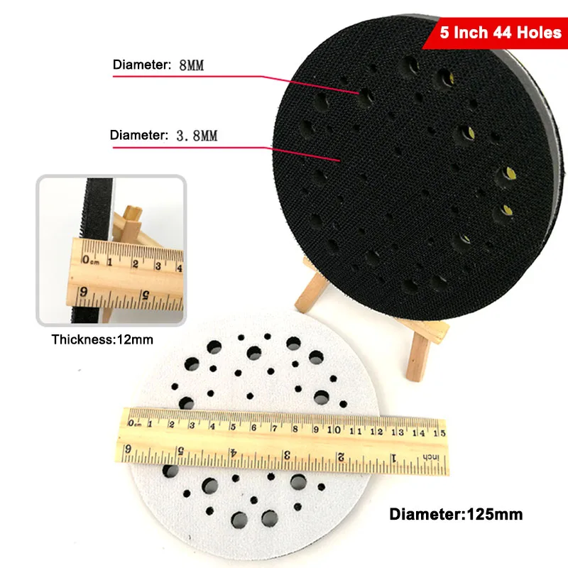 1-10 шт 5 дюймов 125 мм мягкая губка интерфейс коврик для шлифовальный диск-подошва крюк и петля шлифовальные диски абразивные инструменты