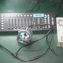 6 Вт трехканальный «DMX светодиодный прожекторы DC12V IP65 Водонепроницаемый Наружное освещение светодиодный Красочные ландшафтное освещение изменения