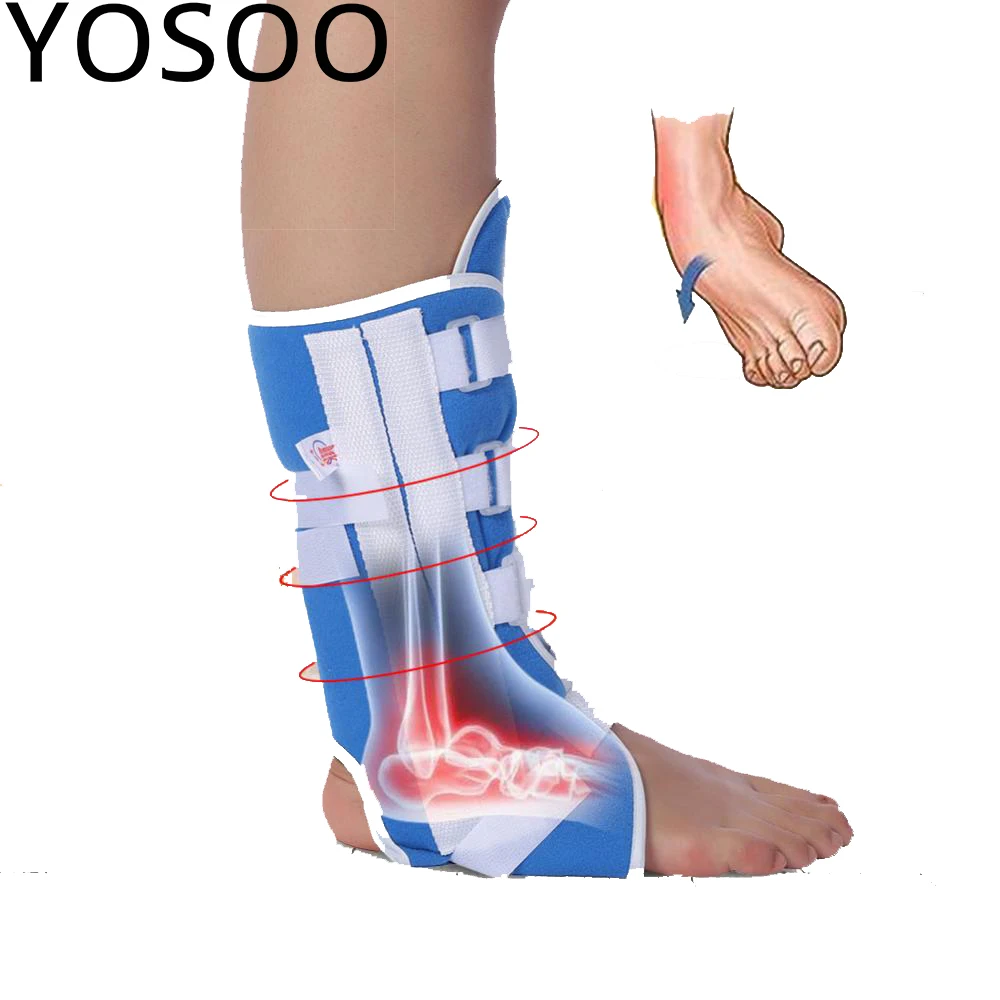 

Knee Brace Support Adjustable Joint Protection Ankle Strap Orthosis Sprain Strap Foot Brace Support Pain Relief Protective Brace
