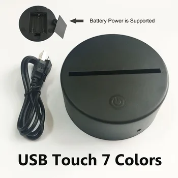 

Special Link 3D LED Night Light Desk Lamp Switch Touch Remote Control